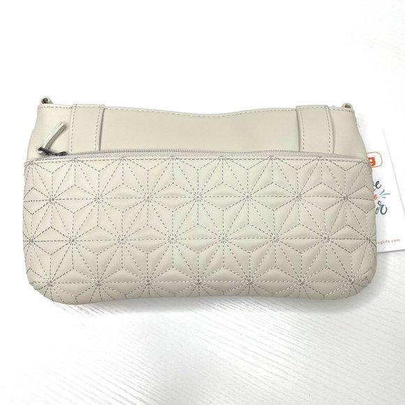 Lug Flyer Bag Ivory Cream Small Crossbody Quilted Convertible Belt Bag New - Picture 8 of 12